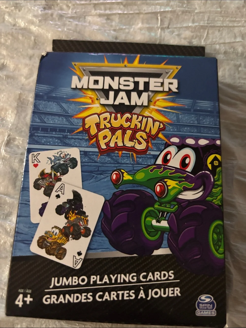 Truckin' Pals Jumbo Playing Cards - Blue